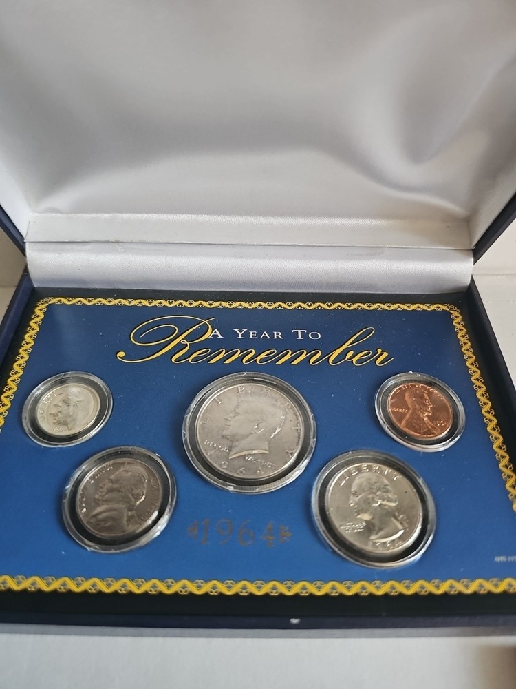 1964 A Year To Remember Silver Coin Set with Case