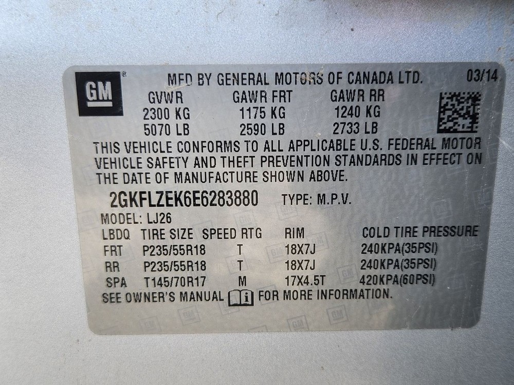 2010-2017 GMC Terrain Dash Mounted Lower 7" Display Screen
