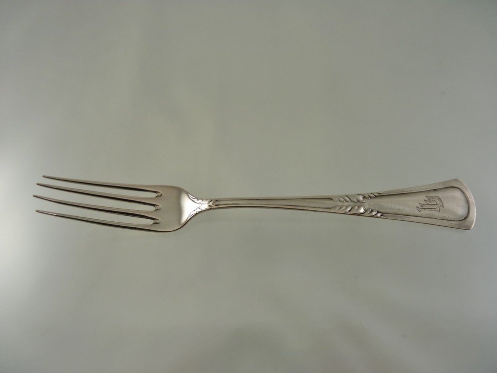 unknown FEATHER EDGE DINNER FORK .800 BY CORNELIUS EUROPE "LL"