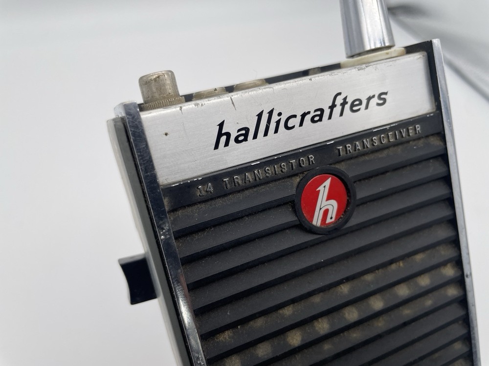 Hallicrafters CB-181 Transceiver Model with Case, Powers On, Good antenna, Strap