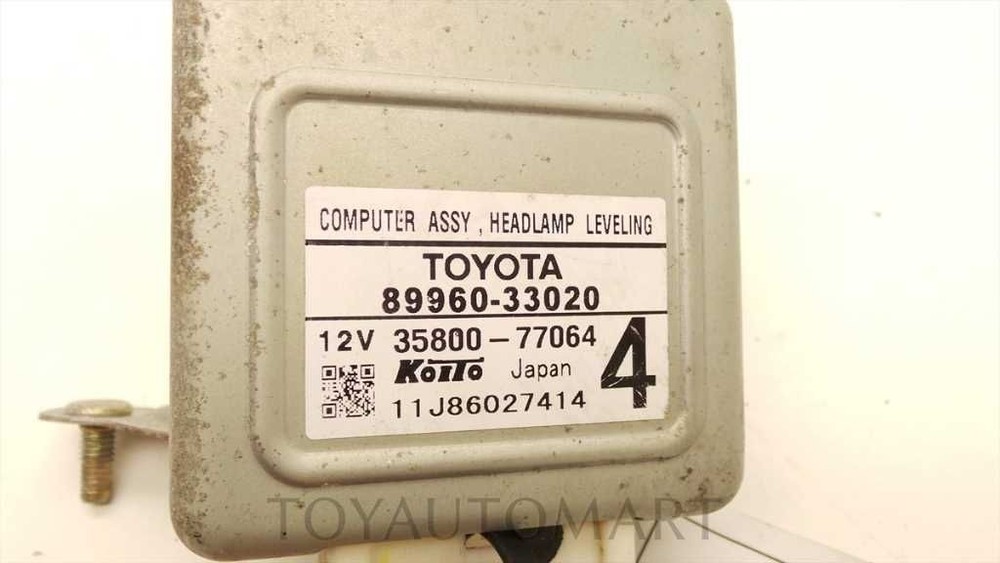 00-01 LEXUS ES300 HEADLAMP LEVELING CONTROL MODULE ECM ASSEMBLY