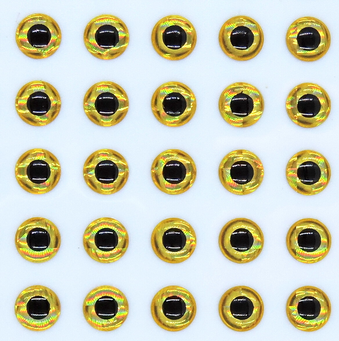 3D-Holographic Fishing Lure Eyes for Tackle Craft  4MM, 5MM, 6MM, 7MM, 8MM