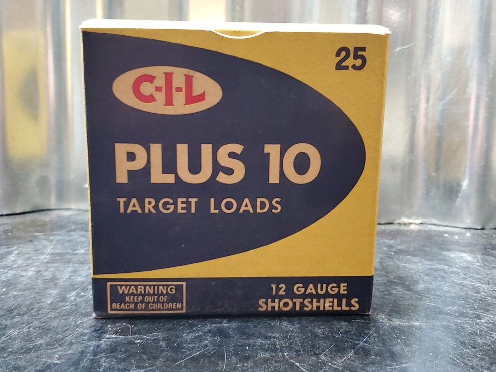 Wards C-I-L Plus 10 Target Loads 12 GA Shotgun Shells Empty Box