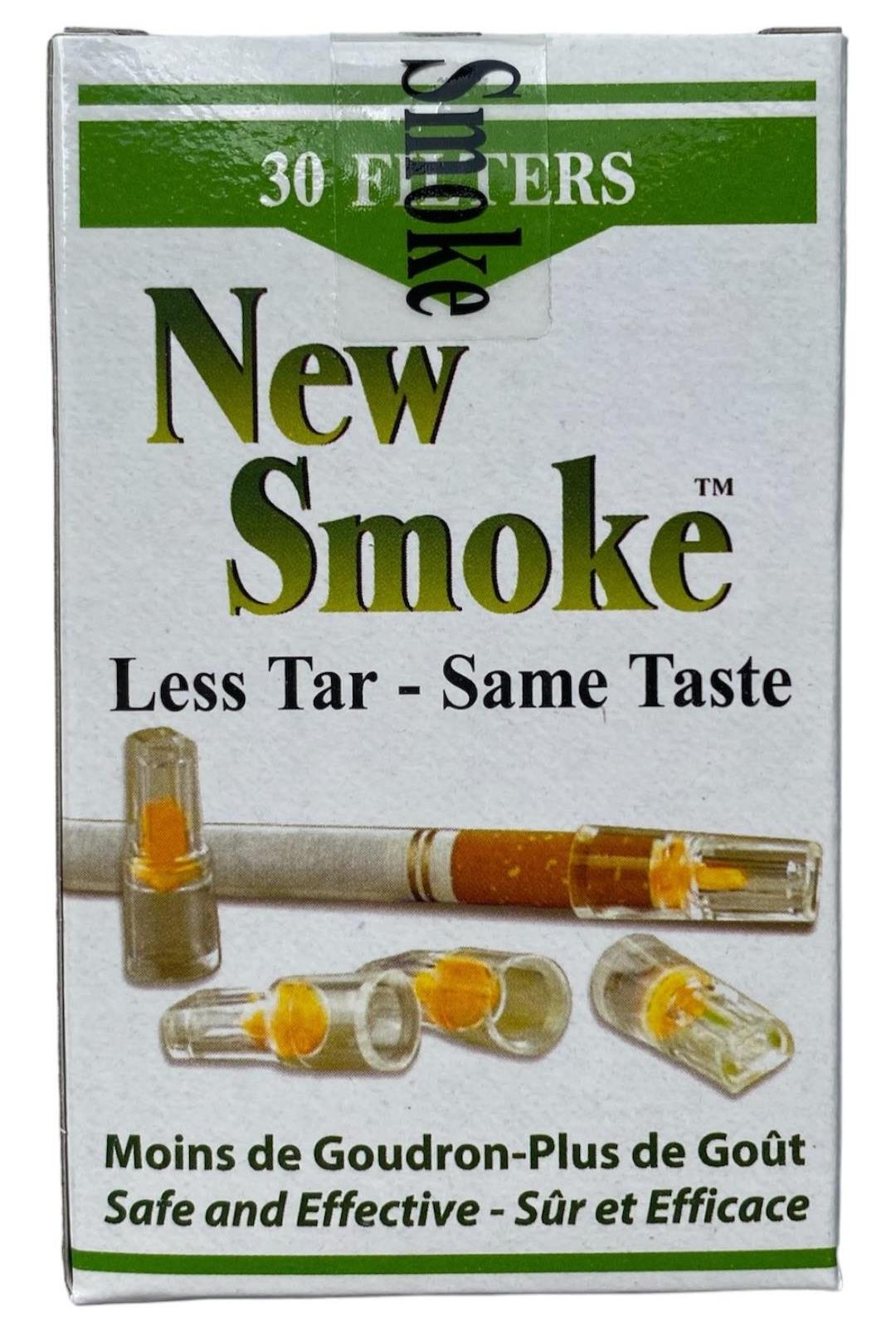 3 PKS NEW SMOKE Cigarette Filters = 90 Filters - Lowers Nicotine Nic Out & Tar