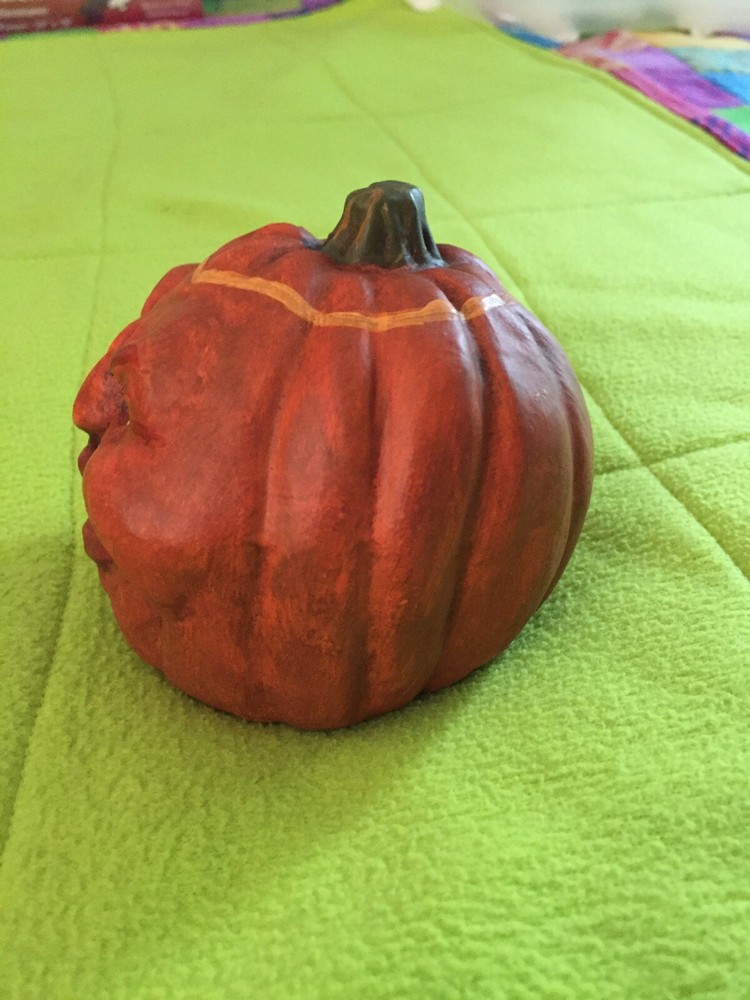 Small Pumpkin Paperweight Halloween