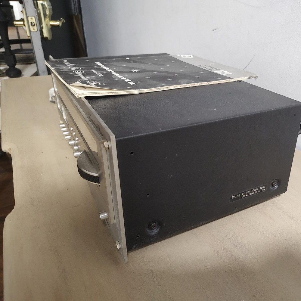 Marantz model 2120 tuner. Classic silver face model with gyro-touch tuning