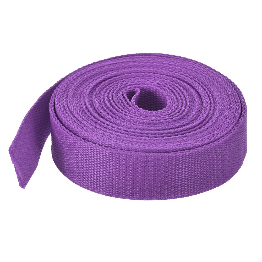 Lightweight Polypropylene Webbing Strap 0.8" 10 Yard Backpack Purplish Red