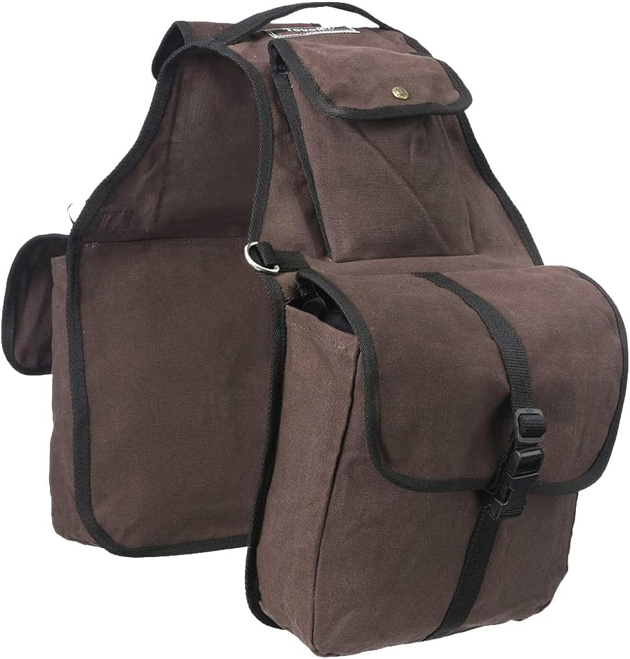 Tough-1 Canvas Saddle Bag for Horses