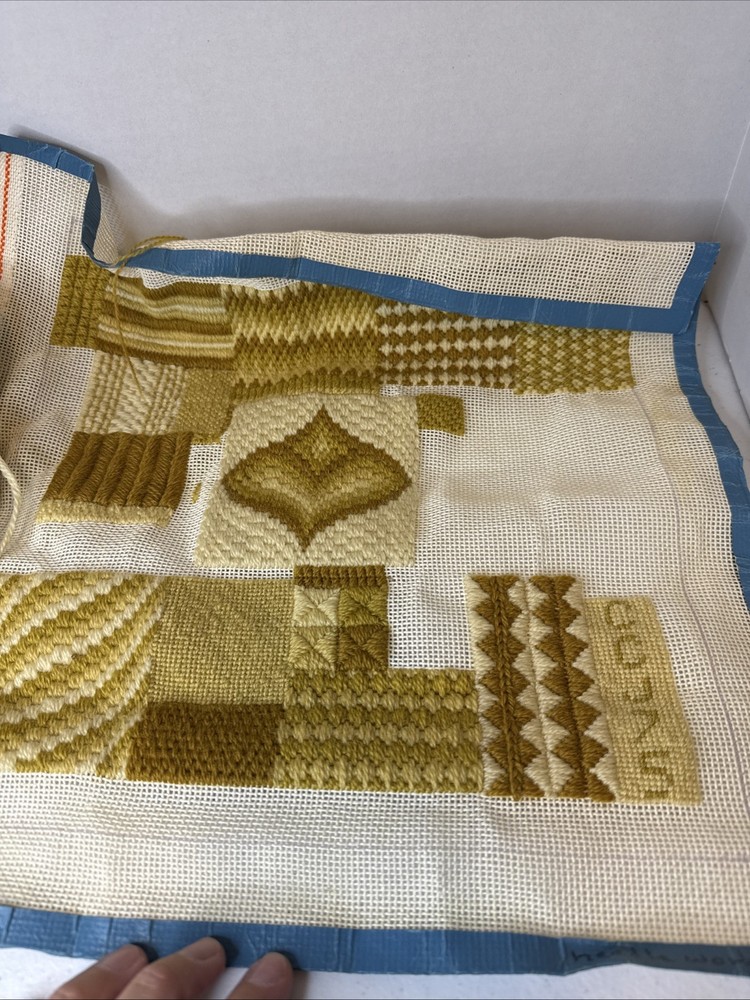 Unfinished Vintage Needle Point Set 👀🔥