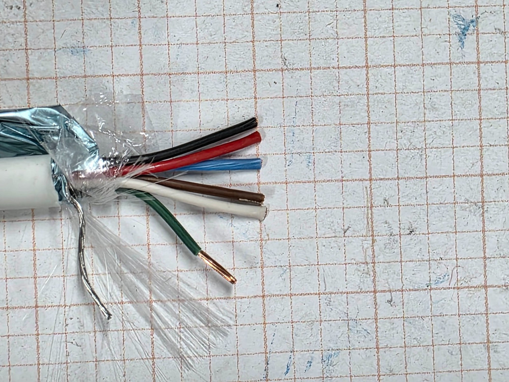 Liberty AV 22/6C Shielded Plenum Security/Control Cable CMP White /50ft