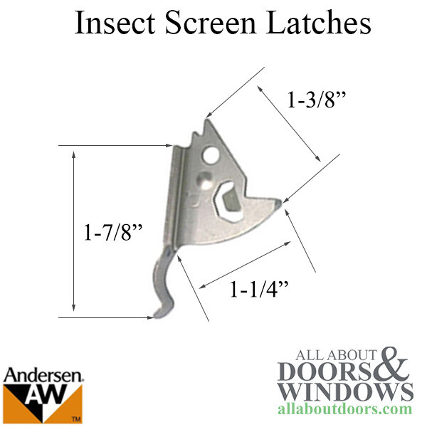 Andersen Window Latch Pair For Narroline Windows Insect Screen Window Latch Pair