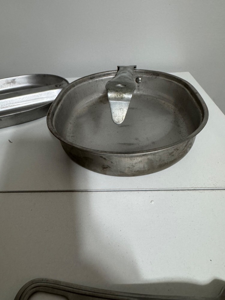 Vintage WWII US Navy MESS KIT w/Fork and Knife-DATED 1944