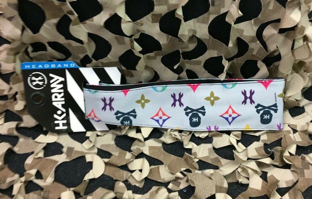 NEW HK Army Headband - Monogram Bones/Multi