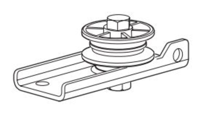 Linear HAE00014 HCT Pulley & Bracket for Linear Gate Openers