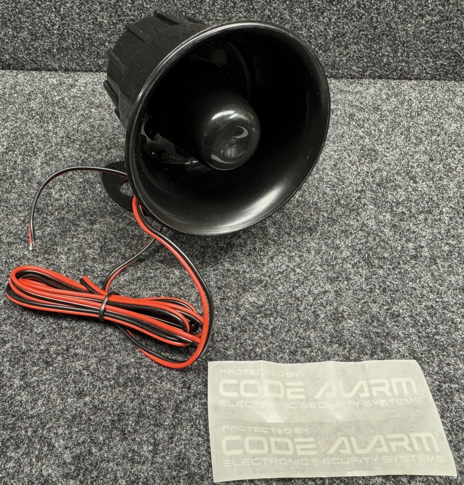 CODE ALARM SIREN NEW-OLD 25-32 YEARS OLD/AUTHENTIC AND ORIGINAL CODE/SUPER LOUD.