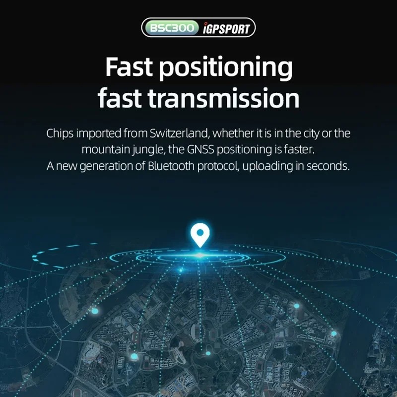 IGPSPORT BSC300 GPS Bicycle Computer Waterproof IGS Wireless Speed Meter/ Sensor