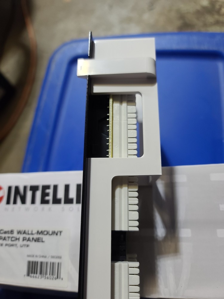 Intellinet 12 Port Cat6 Network Patch Panel Wall-Mount