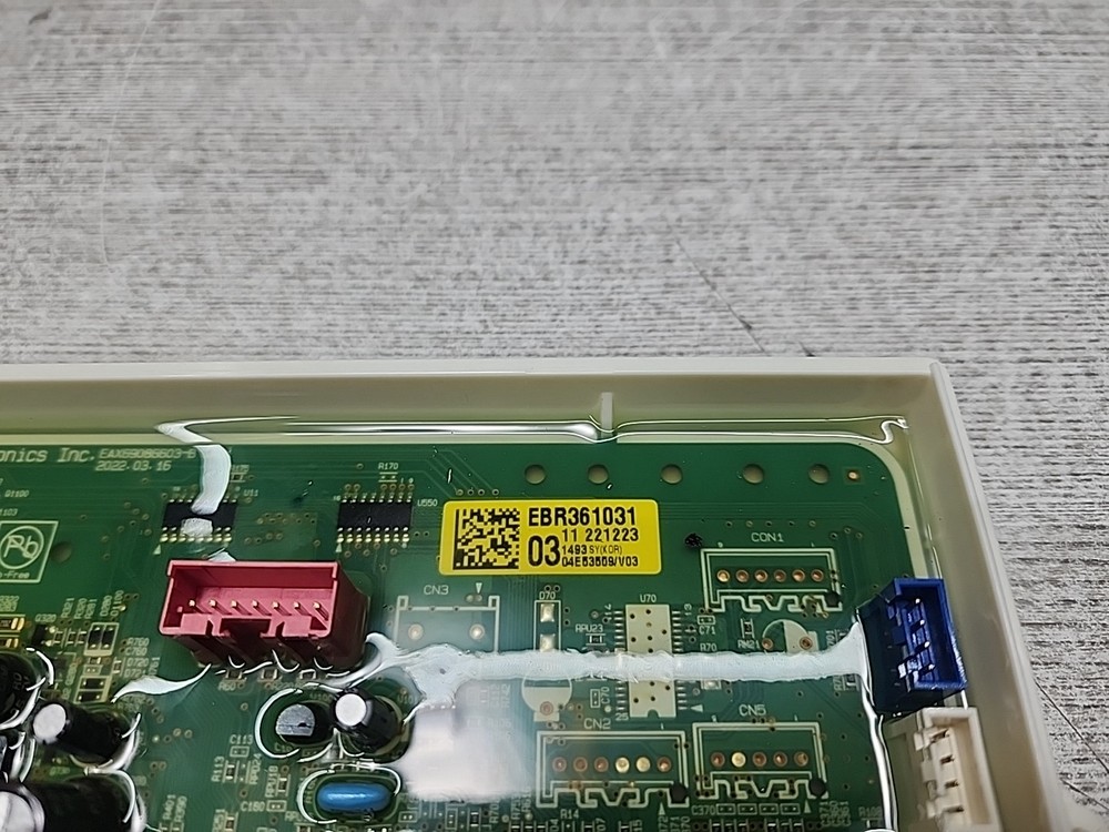 LG Dishwasher Model: LDPS6762S Main Control Board Part # EBR361031