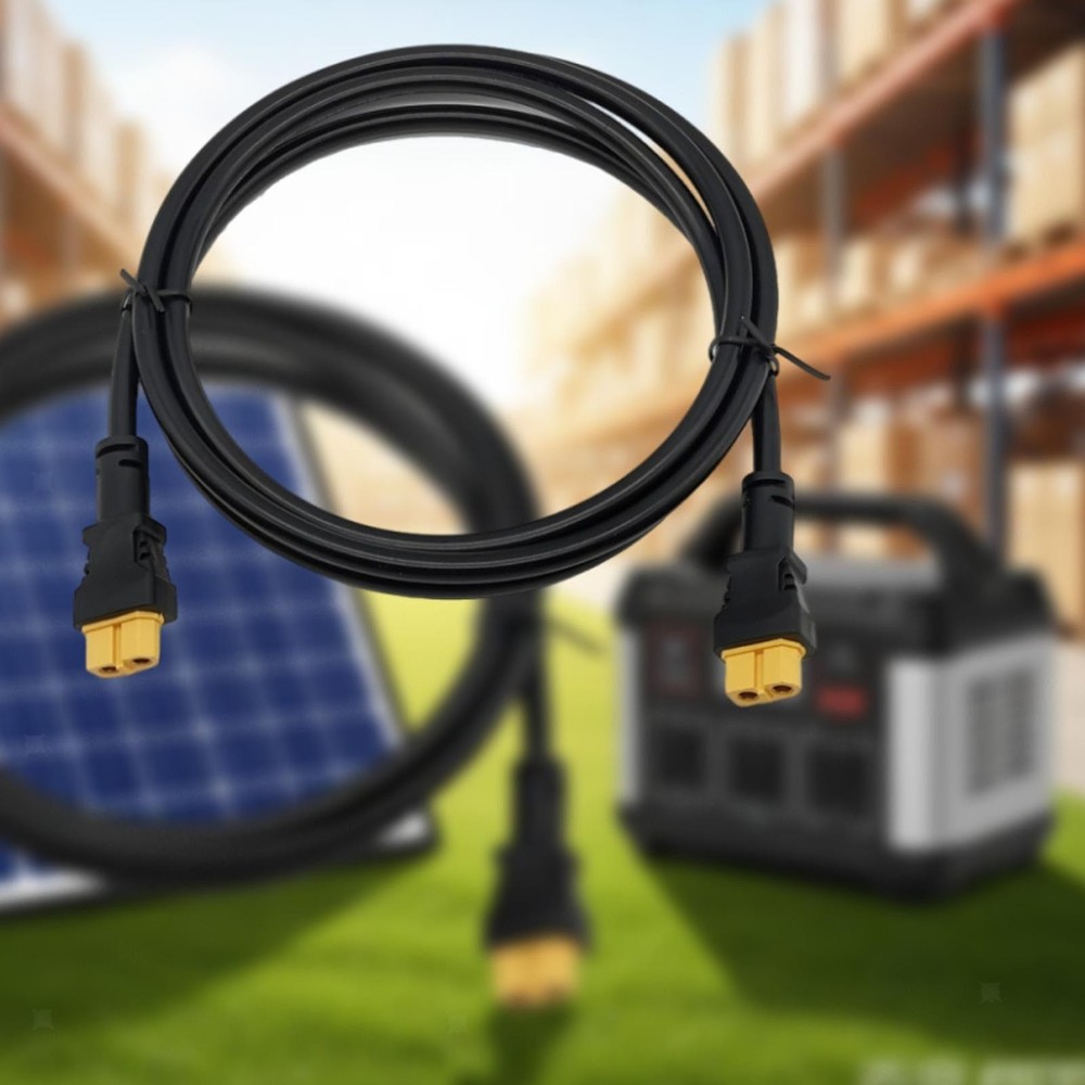 1.5M XT60 Solar Cable Solar Panel Connector Camping High Efficiency DIY Supplies