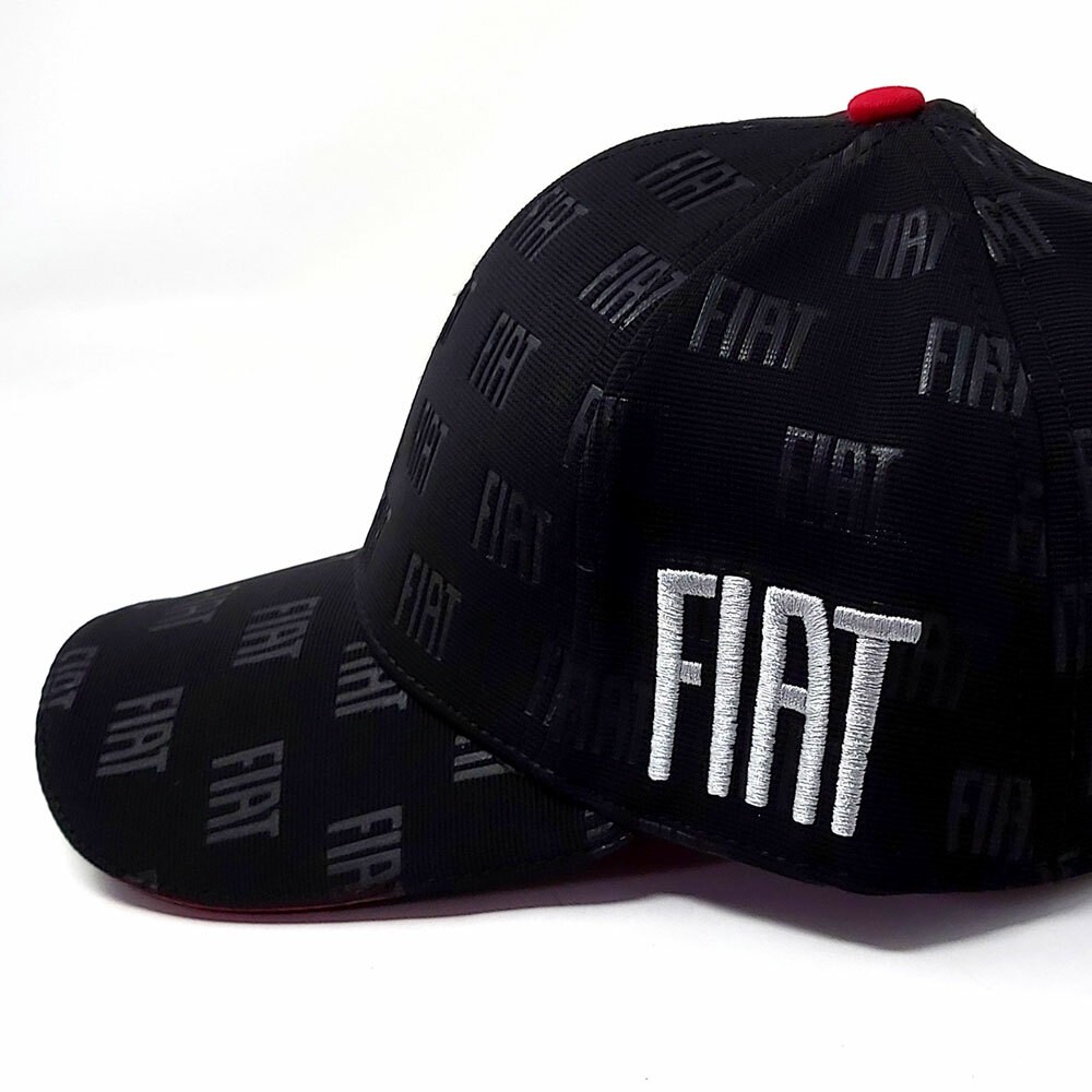 Fiat Hat Black Curved Visor