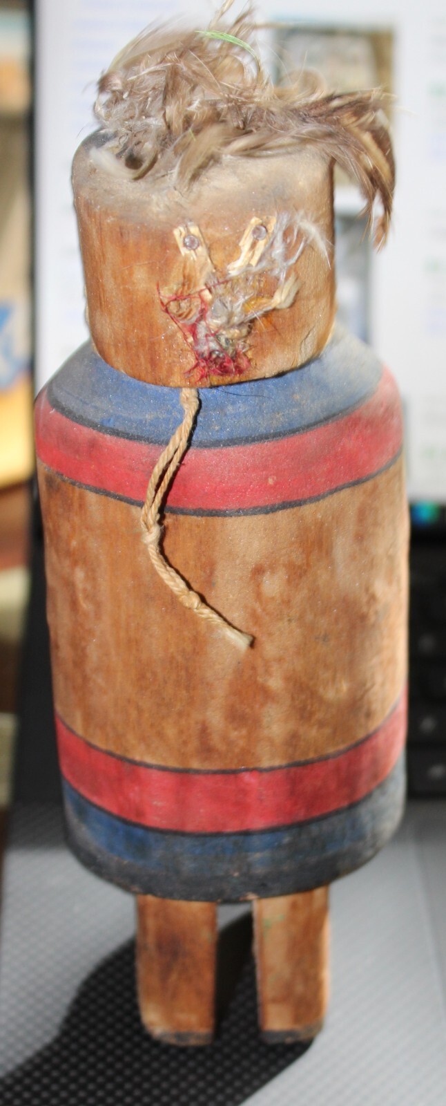 Antique 1910's Tall Painted Kachina Doll Southwestern Native American 7"