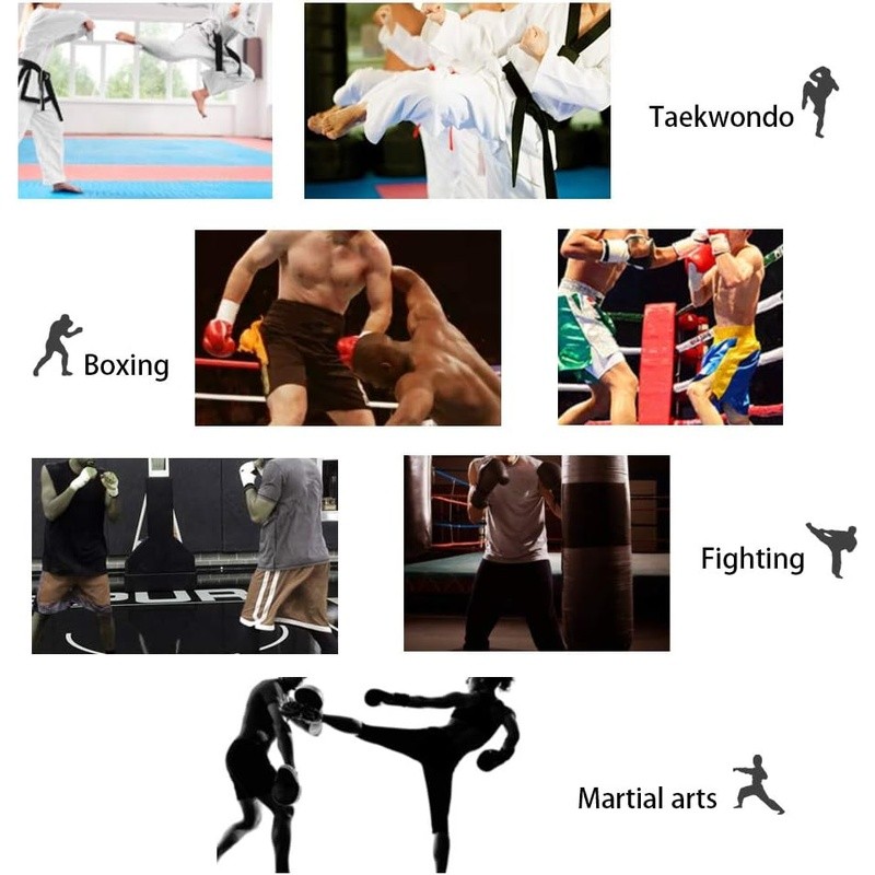 Ergonomic Boxing Mitts Adjustable Kickboxing Pads Durable Training Equipment New