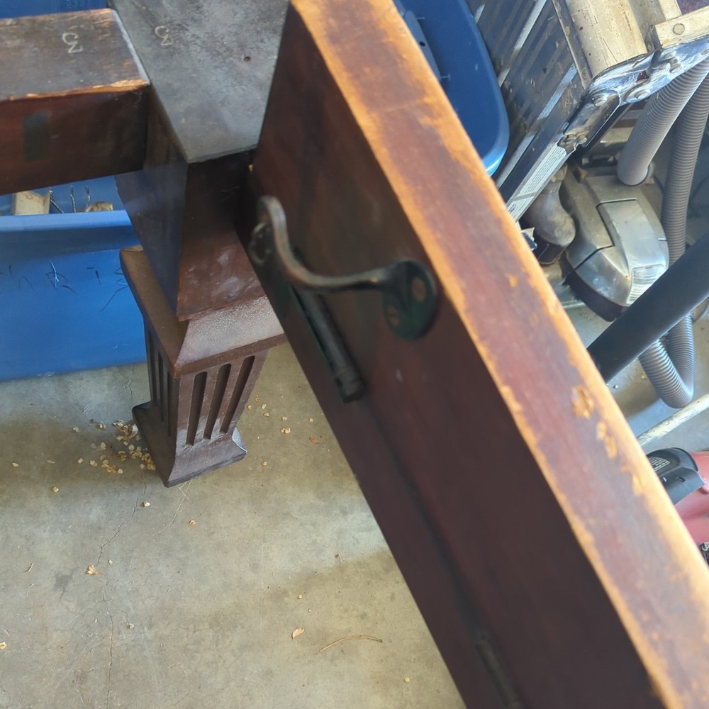 Antique J & E ascott Slate Bed Snooker Pool Table/Dining Table