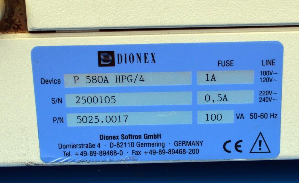 Thermo Dionex P580 HPLC Pump