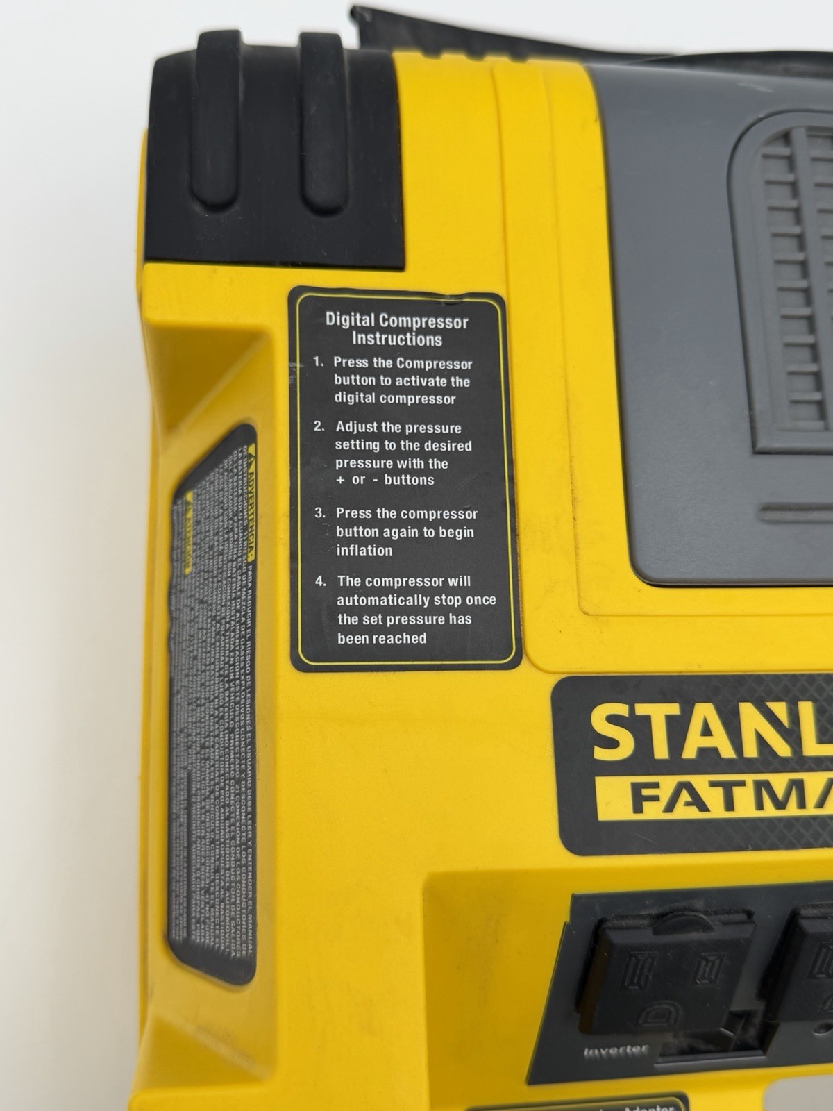Stanley FATMAX PPRH5DS Multipurpose Power Station 12V Compressor | Jump-Start