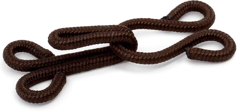 Dritz Covered Hooks and Eyes, Extra Large, 2 Set, Brown