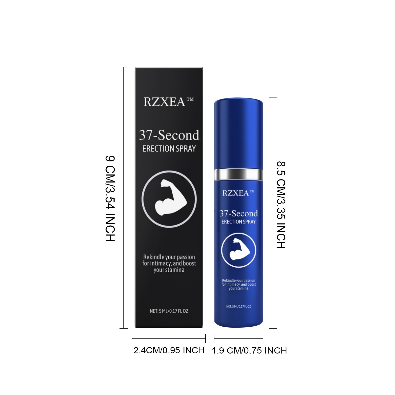 37-Second Erection Spray Male Enhancement Spray Delay Stamina Endurance Boost