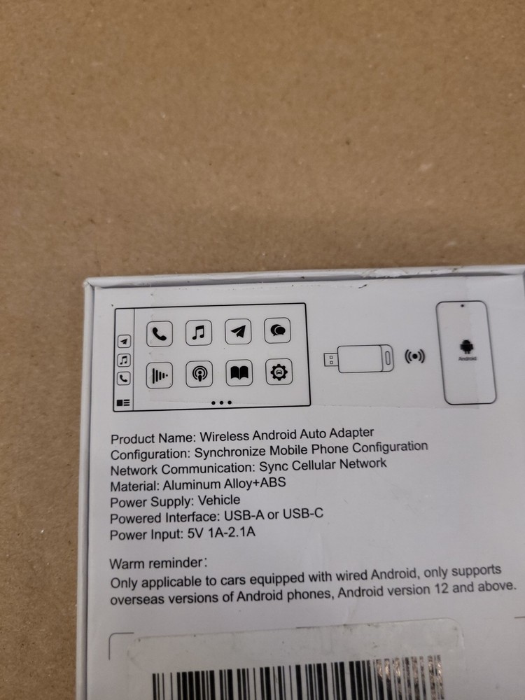 BY967D Wireless Android Auto Wireless Adapter