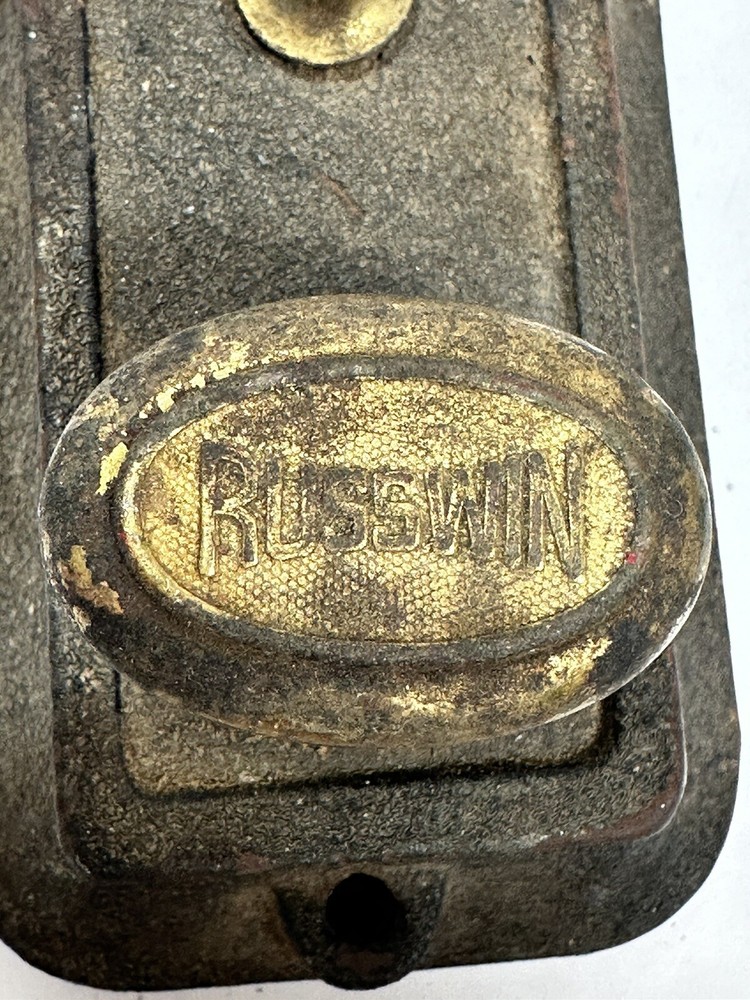 Old Russwin Cast Iron Thumbturn Deadbolt Door Lock
