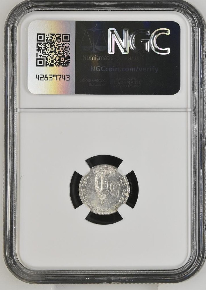 Guatemala 5 Centavos 1944 NGC MS 64
