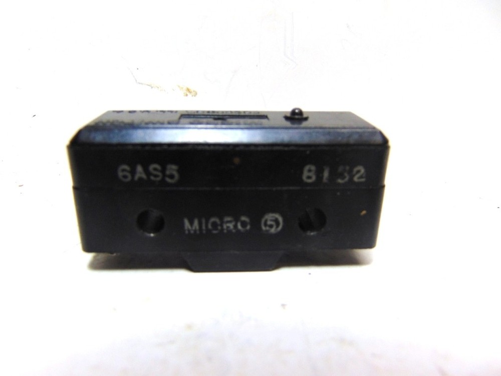 MICROSWITCH, LIMIT SWITCH, 6AS5, 15A, 125,250,480VAC