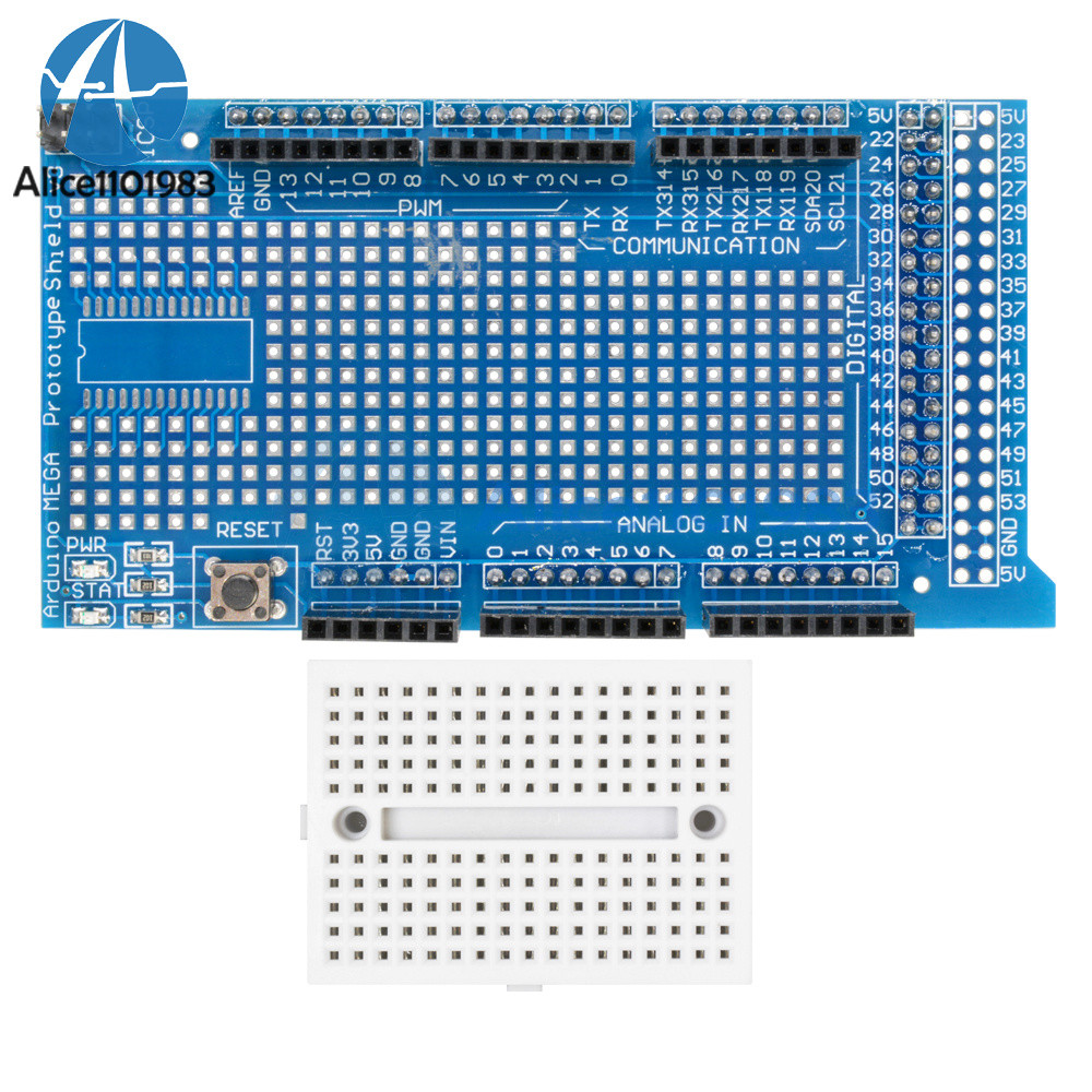 Arduino UNO2011 MEGA2560 Prototype Shield ProtoShield V3 with min breadboard 170