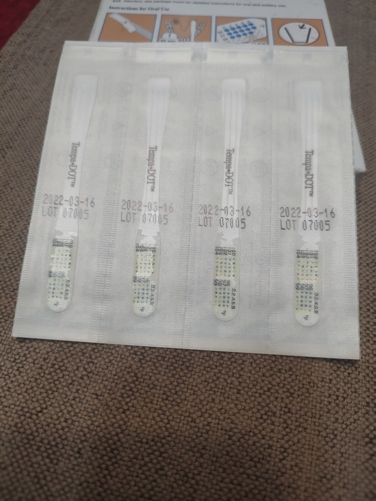 3M Tempa Dot Single-Use Clinical Thermometers x 100