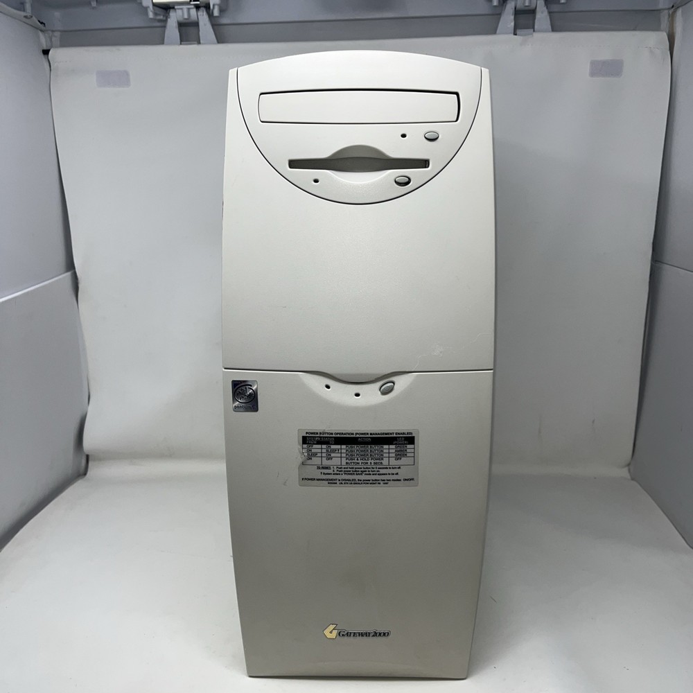 Gateway 2000 G6-233M Intel Pentium  Desktop Powers on- read description