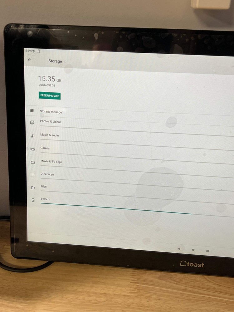 Toast POS System with Customer Screen, Printer, Kitchen Screen and Tap - Black