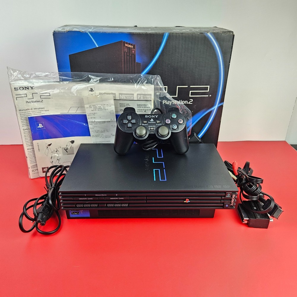 Sony Playstation 2 Console Scph 50004 - Ps2 Box Manual Controller COMPLETE