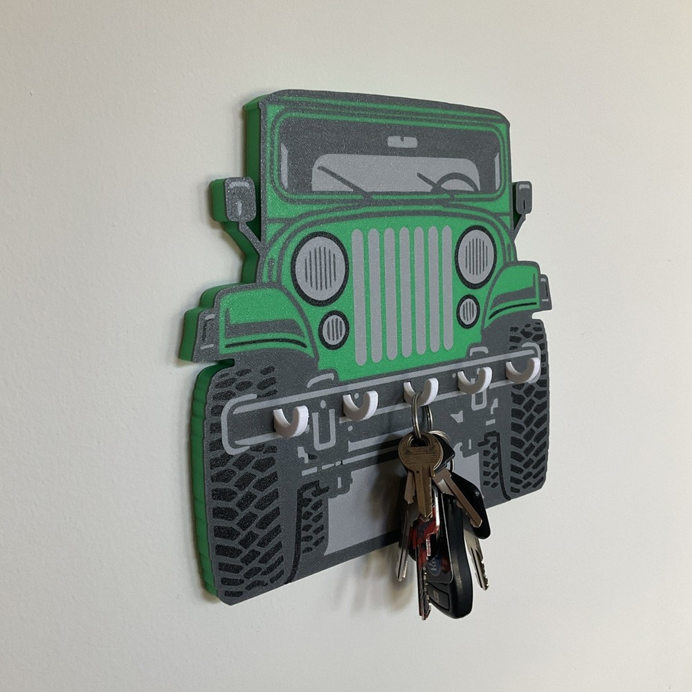 Vintage Jeep CJ Key hanger
