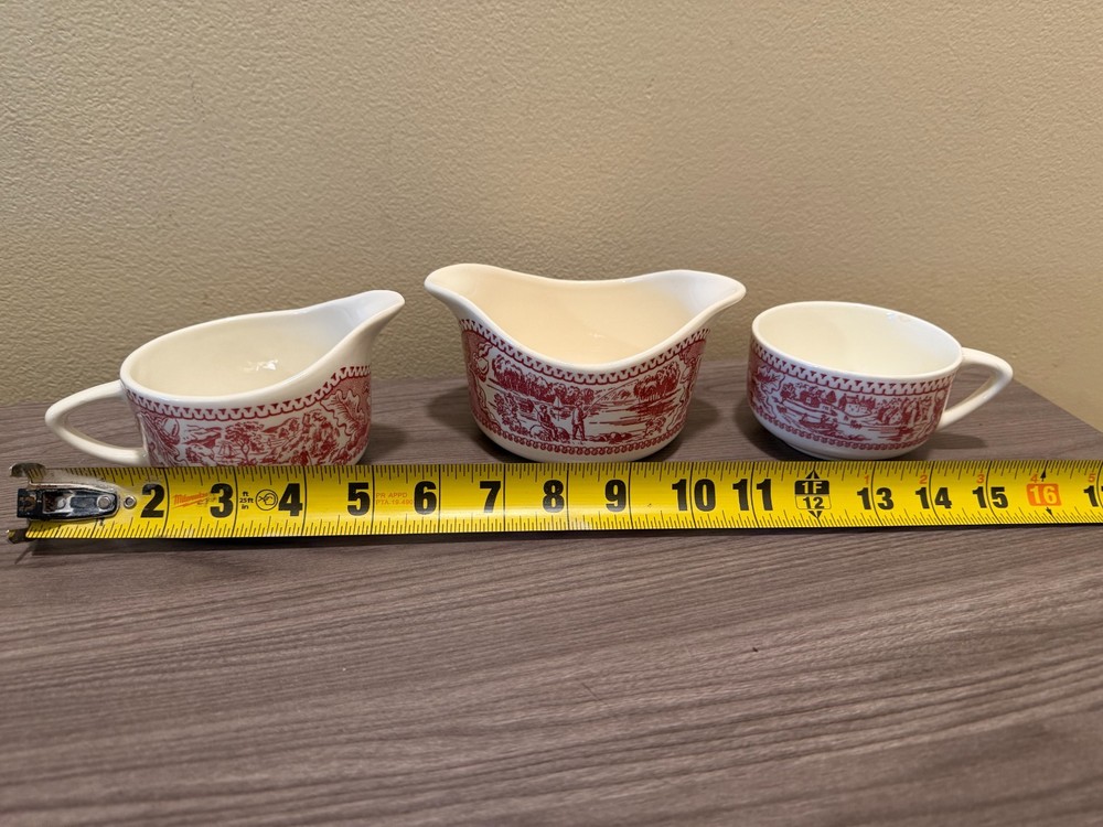 44 PIECE Pink Memory Lane China Set
