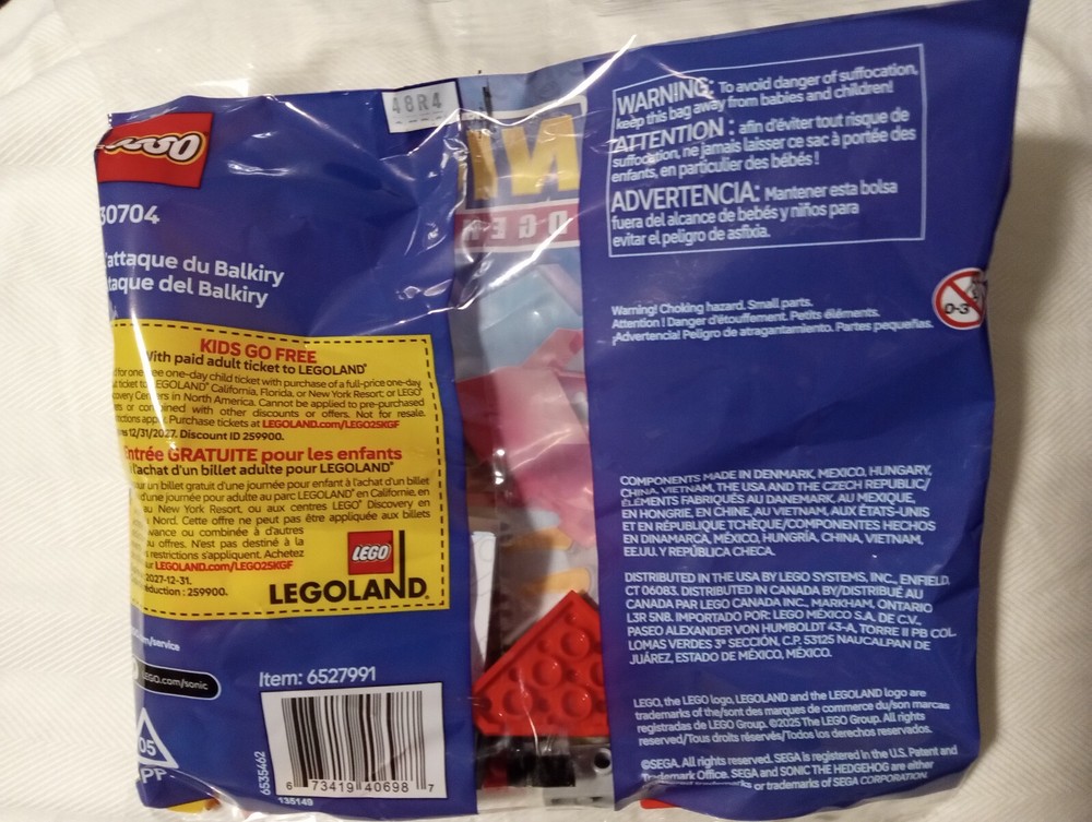 Lego Sonic The Hedgehog 30704 Balkiry Attack