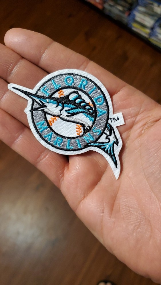 Miami Marlins Vintage Style Patch. Embroidered. Iron On Backing. 3"x3"