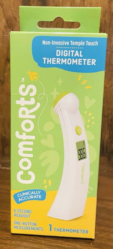 Kroger COMFORTS Digital Thermometer Non Evasive Temple Touch - 6 Second Readout