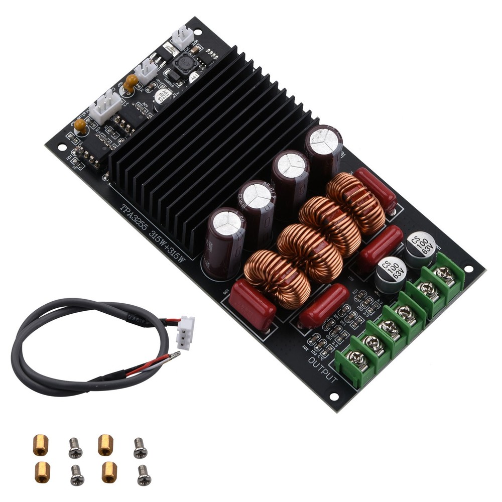 Amplifier Board Adopts an 85mR MOSFET and an optimized gate driver scheme
