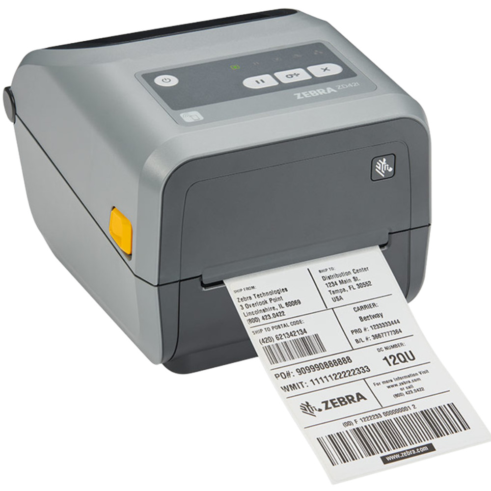 Zebra ZD421T Desktop Barcode Thermal Transfer USB Label Printer ZD4A042-30EM00EZ