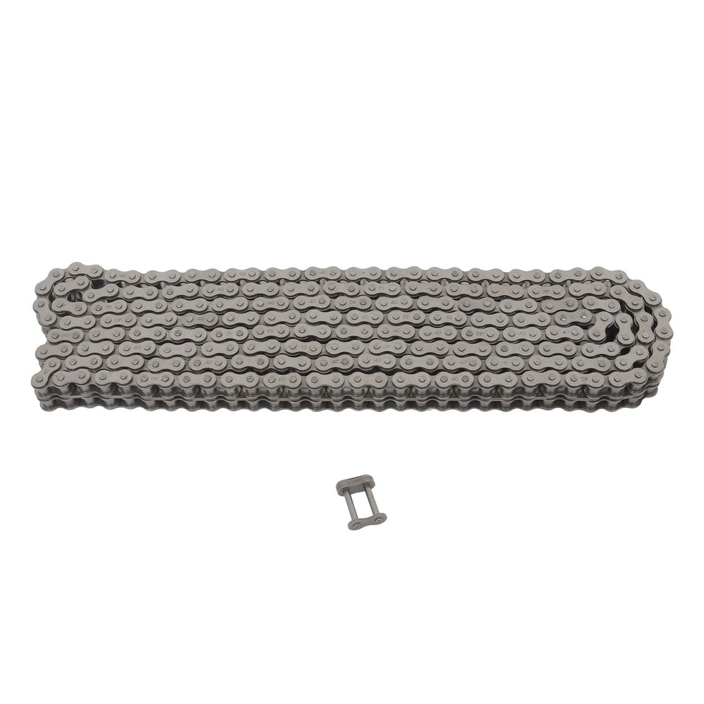 #40-2 Duplex Roller Chain 10 Ft Double Strand with 2 Connecting Links