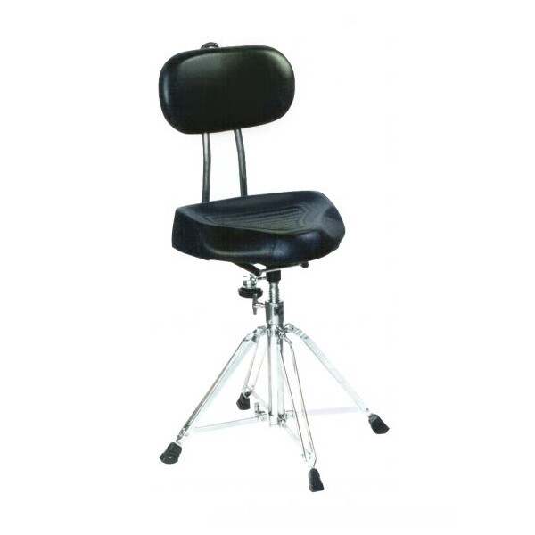 Saddle Seat with Back Rest Drum Stool by DXP