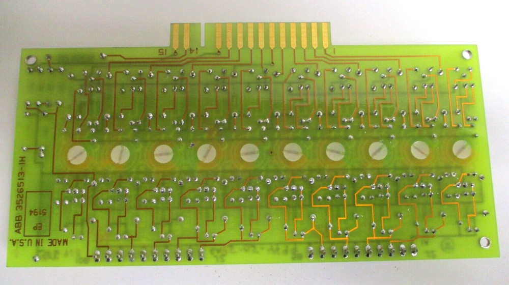 ABB , 3526514 , OUTPUT BOARD , CLEAN - USED